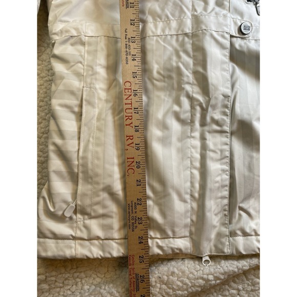 BODY GLOVE Snow Ski Snowboarding JACKET Womens Medium White Hood - Picture 2 of 12
